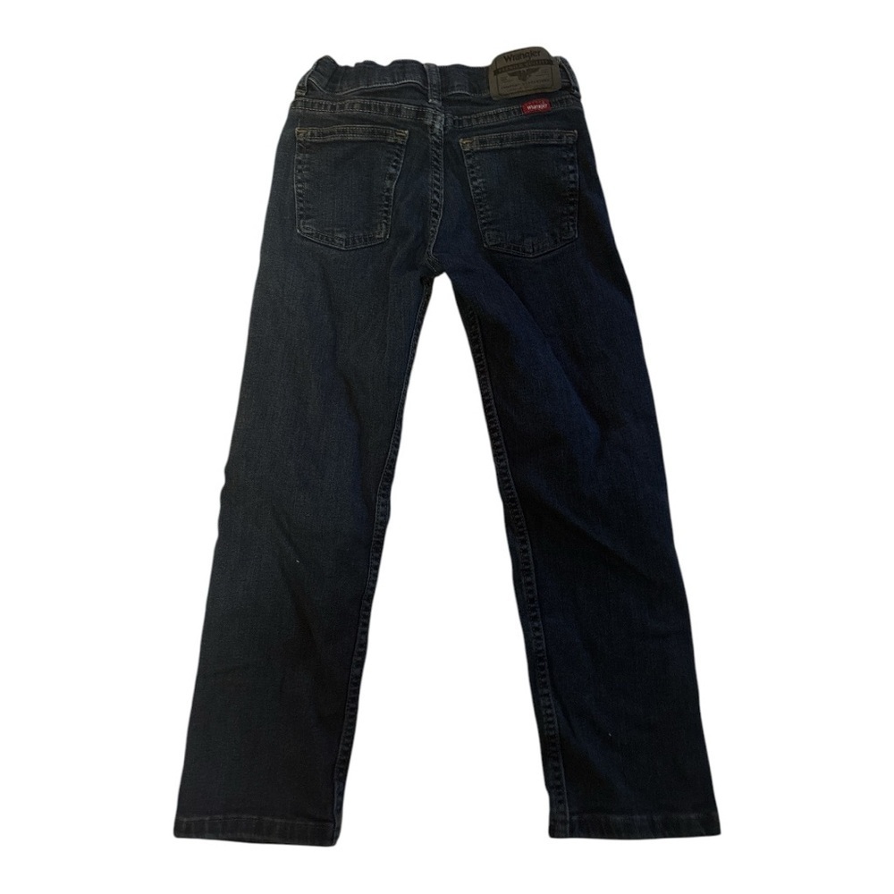 Wrangler Classic Straight Size 8 Slim Adjustable Blue Jeans - Picture 2 of 4